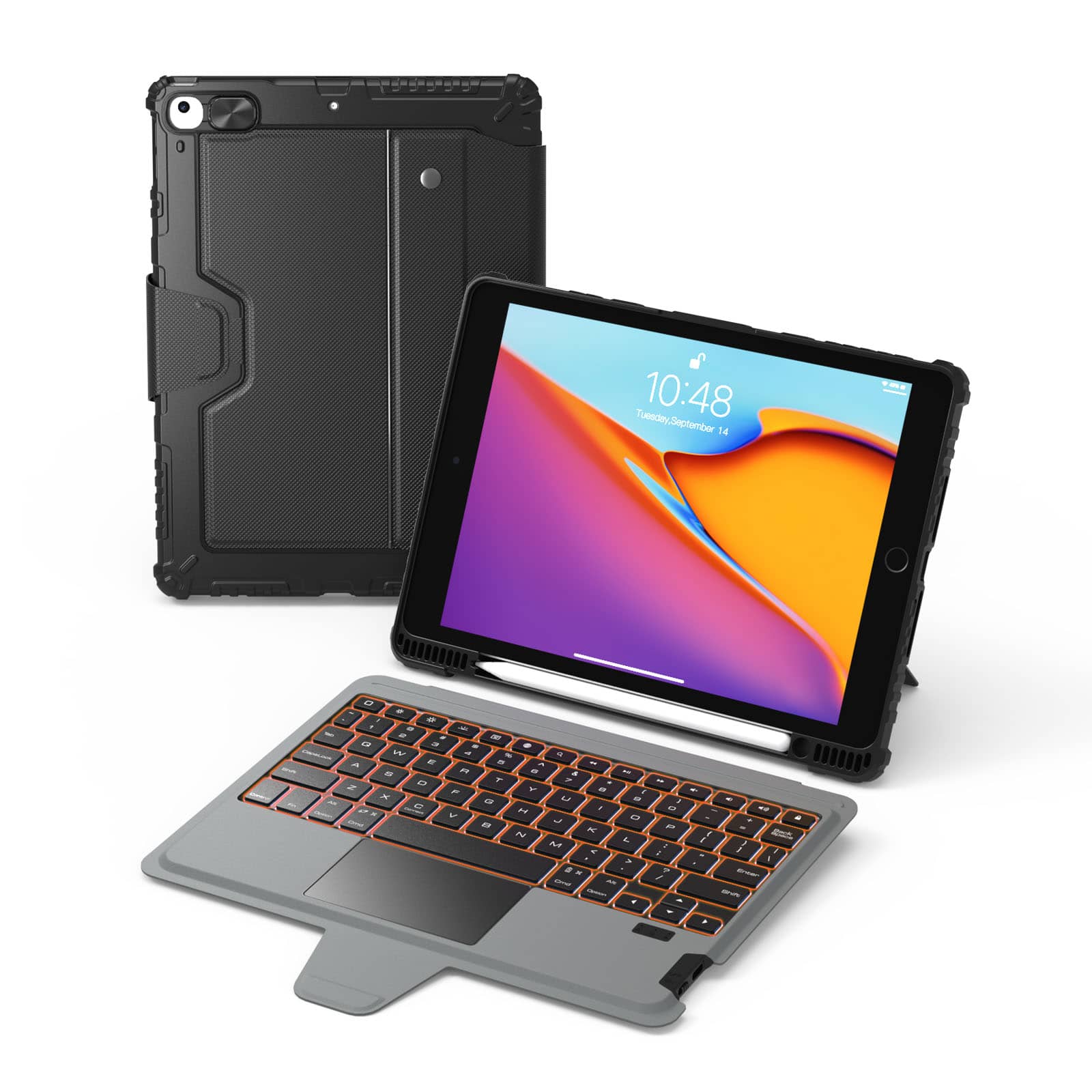 Bumper Combo Backlit Keyboard Case with Trackpad for iPad 10.2 - Saif Al Najmi KwIPAD COVERSSaif Al Najmi KwSaif Al Najmi KwBumper Combo Backlit Keyboard Case with Trackpad for iPad 10.2